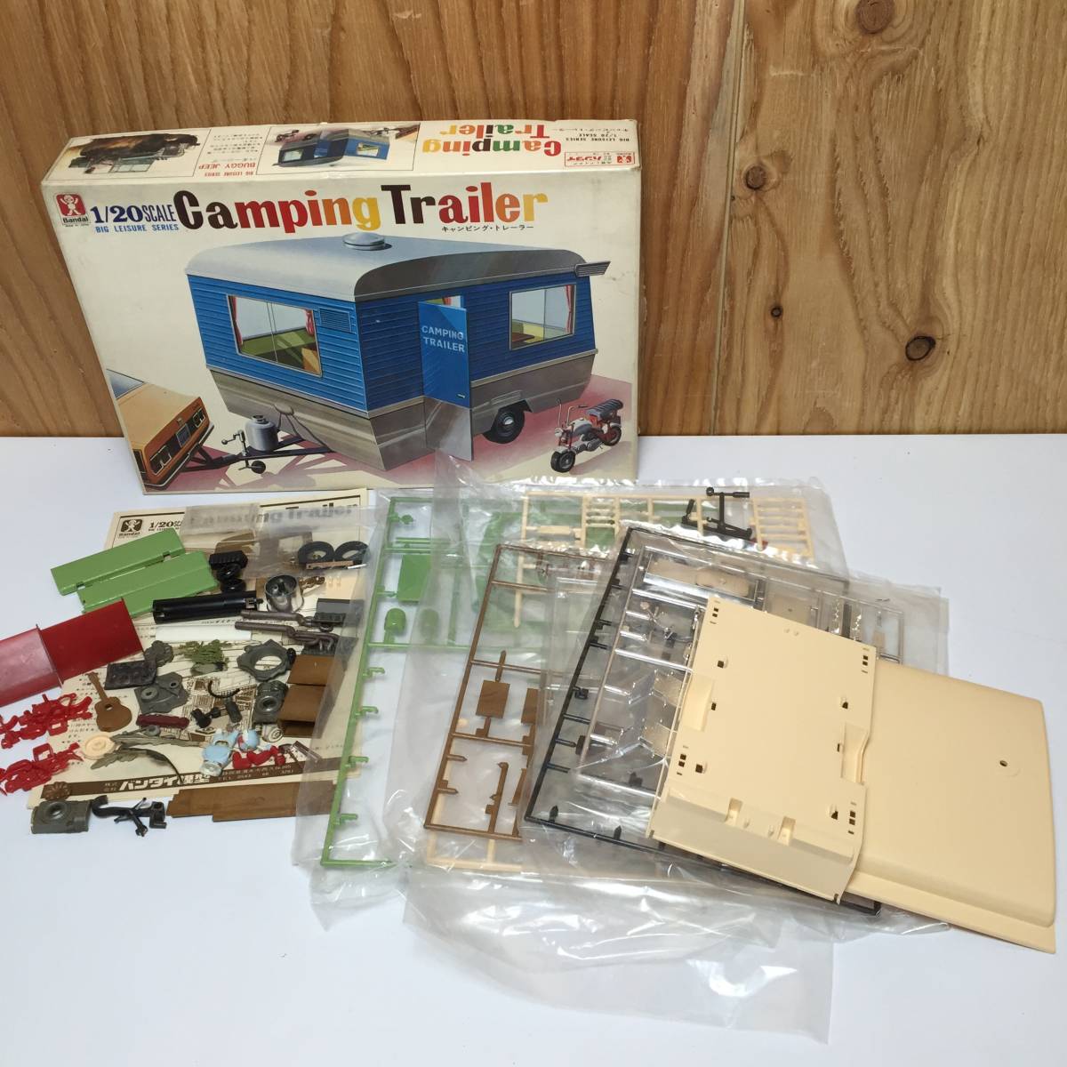 BANDAI バンダイ/プラモデル/Camping Trailer キャンピング 