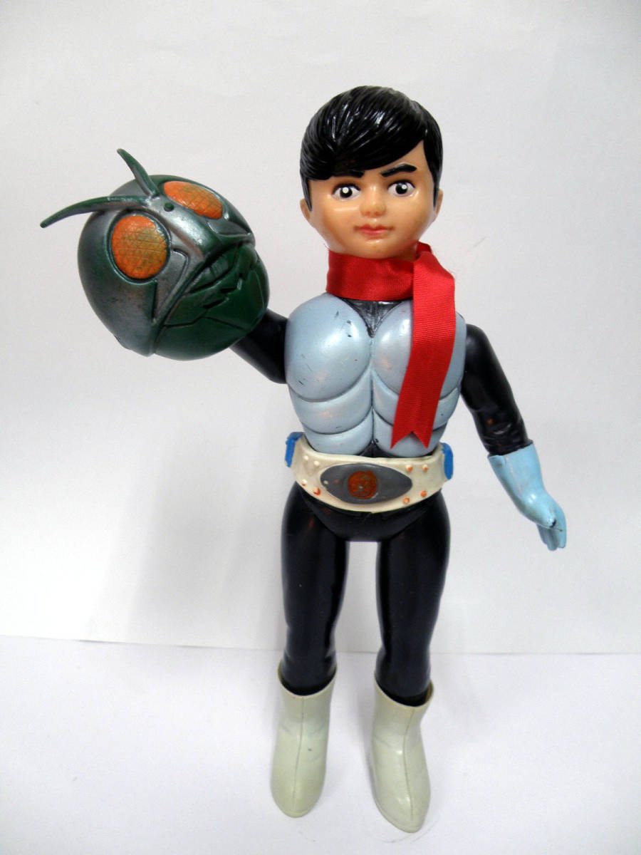 ◇当時物！旧バンダイ 仮面ライダー◇ソフビ ブルマァク マルサン 超
