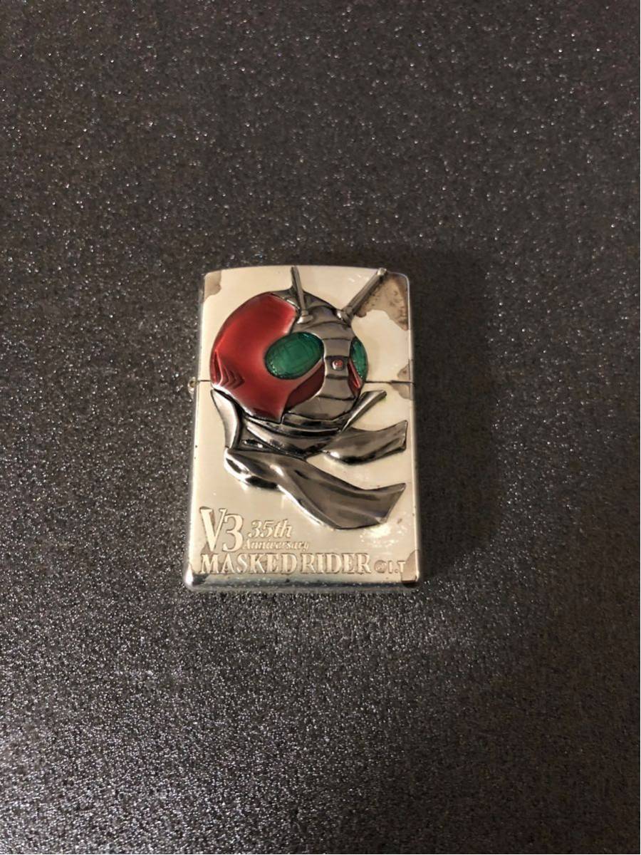 仮面ライダーV3 35周年 希少zippo 35thアニバーサリー ジッポ 