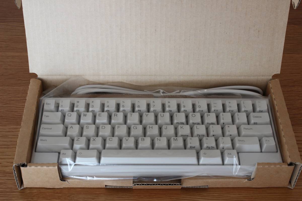 未使用◆Happy Hacking Keyboard Lite / PFU◆MODEL: KB-9975◆P/N: PD-KB100NW (White) ◆PS/2◆ハッピーハッキングキーボード◆HHK ③_1