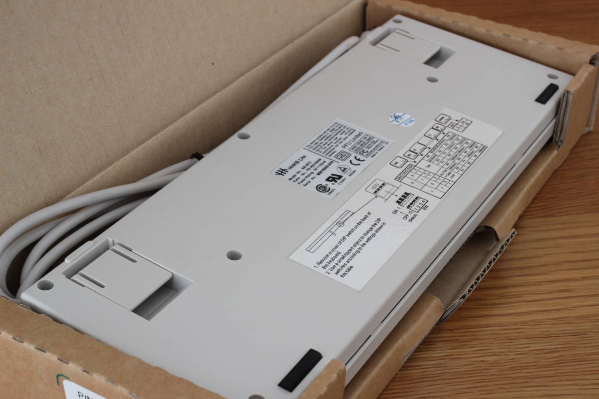 未使用◆Happy Hacking Keyboard Lite / PFU◆MODEL: KB-9975◆P/N: PD-KB100NW (White) ◆PS/2◆ハッピーハッキングキーボード◆HHK ③_5