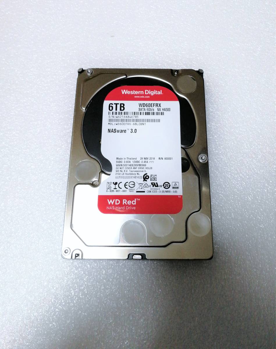 WESTERN DIGITAL 6TB HDD Red WD60EFRX 4