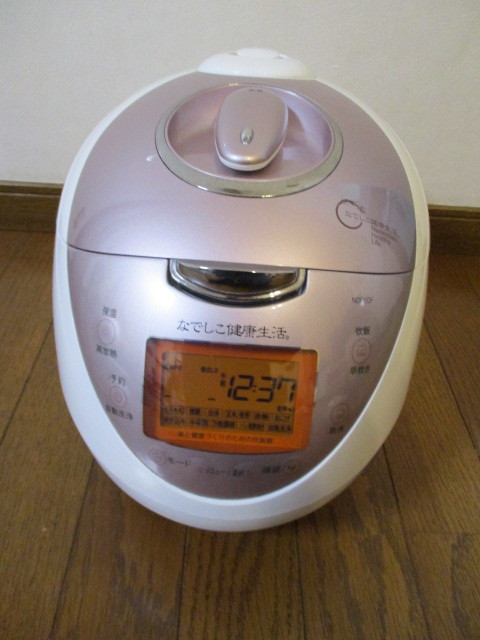 なでしこ健康生活 超高圧発芽玄米炊飯器 CRP-N0610F 6合炊き 説明書
