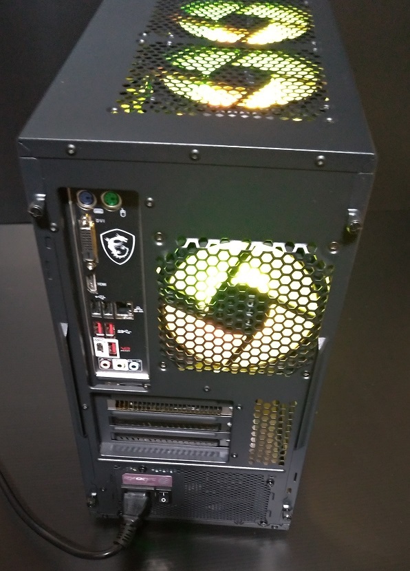 ゲーミングPC★Core i7-8700★RTX 2060★DDR4-2666 16G(8G×2)★M/B H370M★SSD 480GB★HDD 2TB★80PLUS GOLD 650W_4