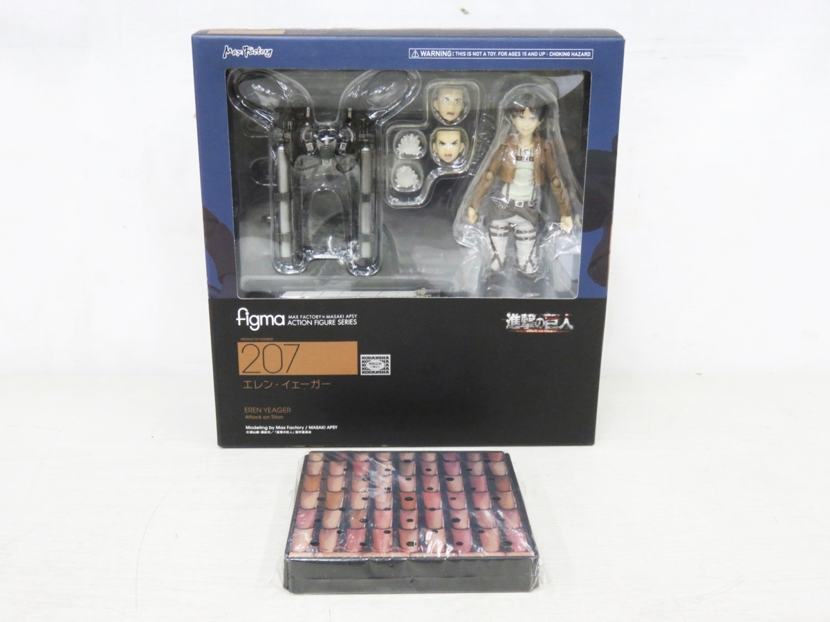 a081◆未開封 マックスファクトリー figma 進撃の巨人 207 エレン・イェーガー フィギュア◆1