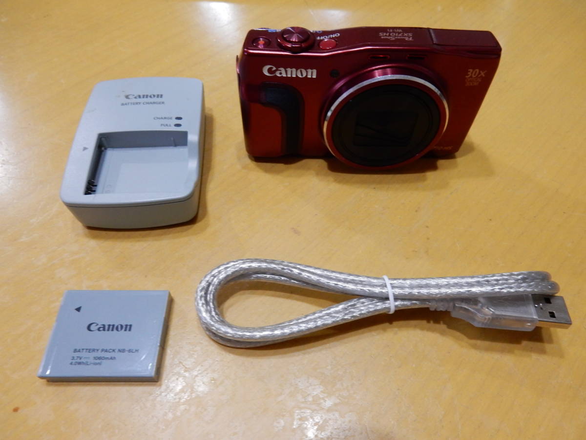 SX710 Canon PowerShot HS - デジタルカメラ レッド 光学30倍ズーム