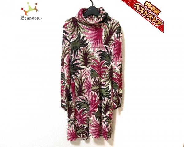 低価，お得 ミッソーニ MISSONI サイズ42 M アイボリー&times;ピンク&times;マルチ レディース ニット/花柄 ワンピース(その他)｜売買されたオークション情報、yahooの商品情報をアーカイブ公開 - オークファン その他