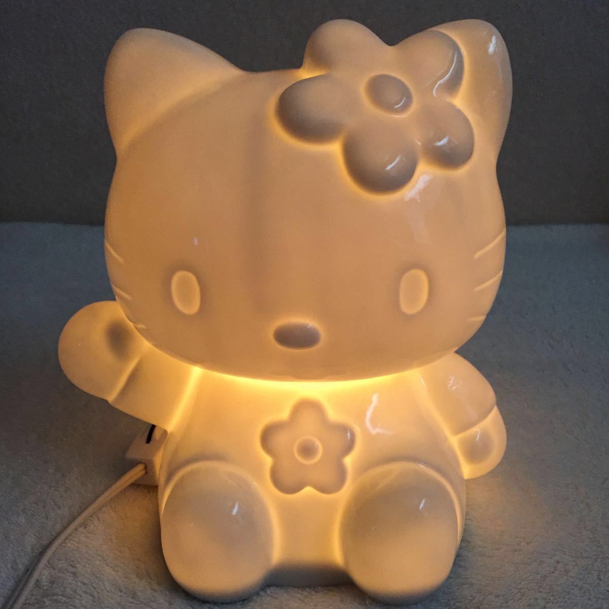 SANRIO◇サンリオ◇ハローキティ◇ランプ◇ライト◇陶器製◇1998年 