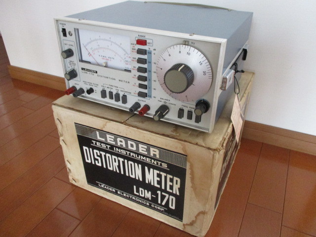 LEADER リーダー LDM-170 歪率計 中古 元箱入り 【公式通販】