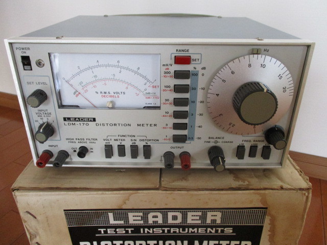 LEADER リーダー LDM-170 歪率計 中古 元箱入り 【公式通販】