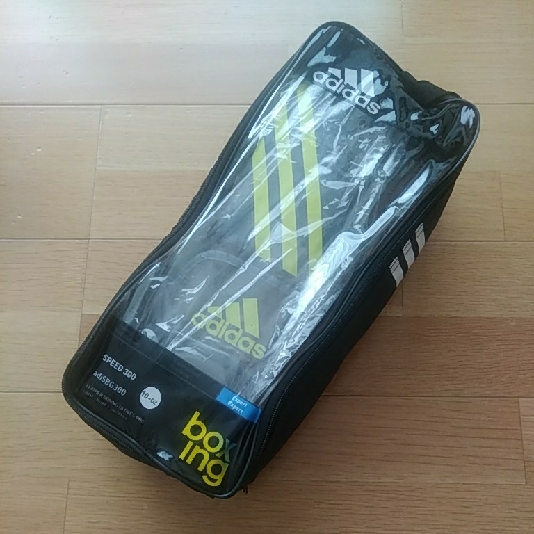 高品質，大人気 1点のみ 定価15 000円 adidas SPEED 300 ボクシング グローブ 10oz 本革 プロ用 ブラック イエロー 黒 黄 アディダス adiSBG300(グローブ)｜売買されたオークション情報、yahooの商品情報をアーカイブ公 グローブ