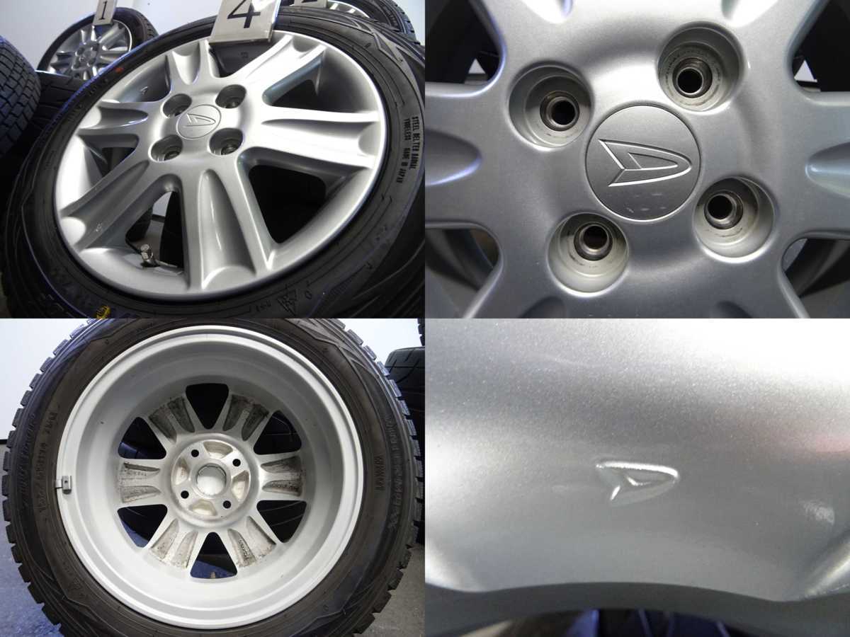 4本 ダイハツ 純正 アルミ 14インチ 4.5J +45 スタッドレス ダンロップ 