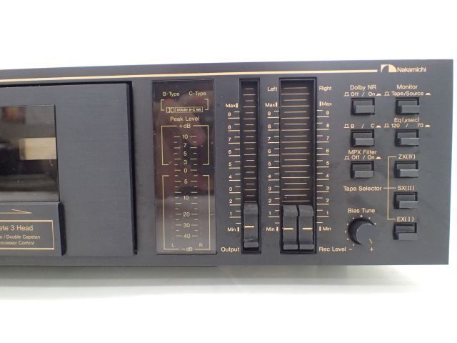 Nakamichi/ナカミチ カセットデッキ ZX-5 ジャンク品 ∽ 565D7-4
