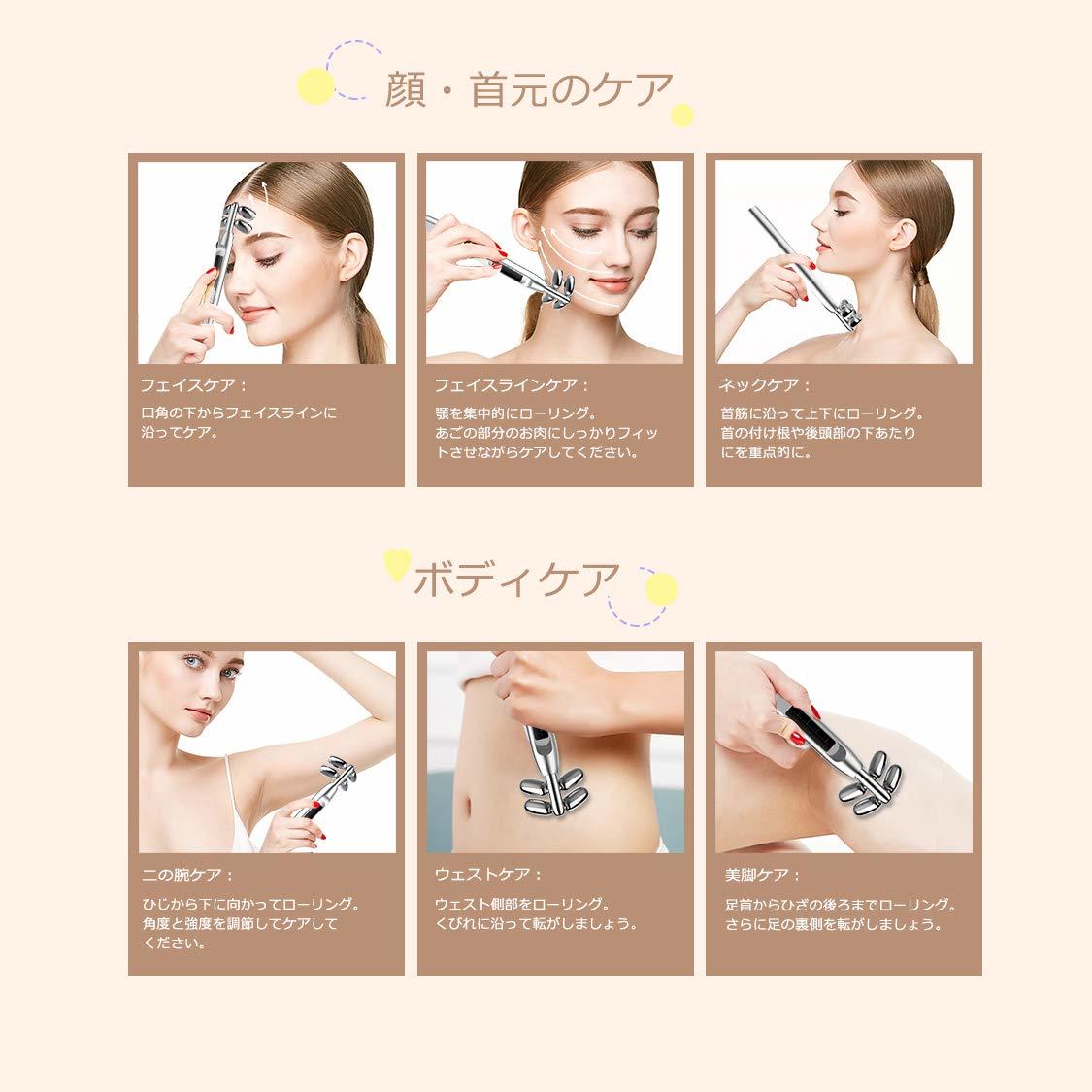 美顔ローラー ReFa 4dの通販 小顔ケア | 3D美容ローラー 微電流 美顔