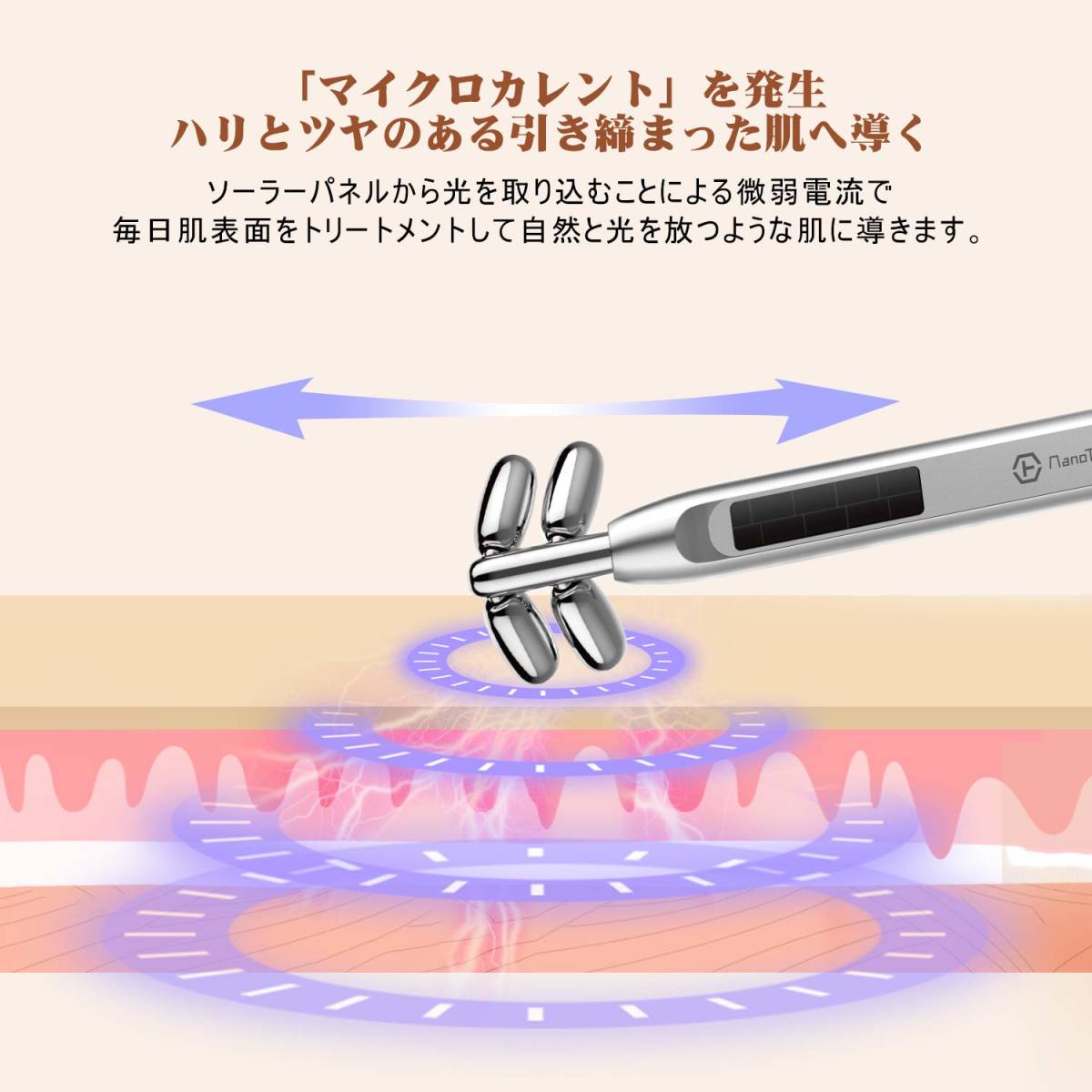 美顔ローラー ReFa 4dの通販 小顔ケア | 3D美容ローラー 微電流 美顔