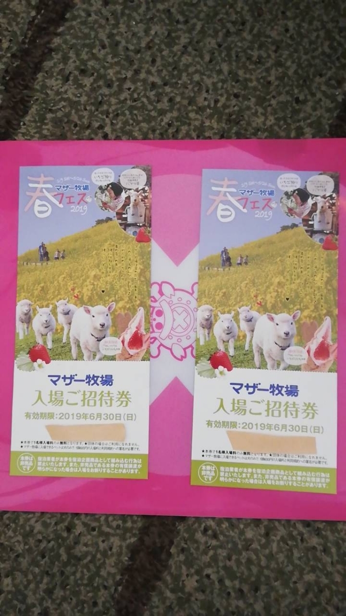 ★ペア★マザー牧場入場ご招待券2枚セット★送料無料_1