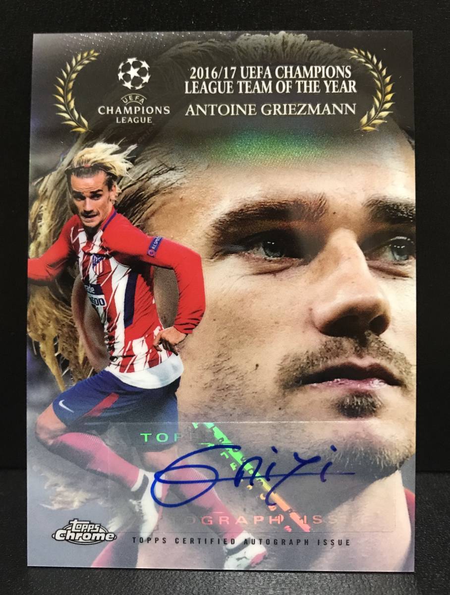 Autocollant Topps Antoine Griezmann Rookie Perdu 08/10 - Neuf - Atlético Madrid - Collection Football