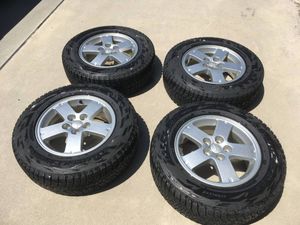 現行 デリカD5 純正タイヤホイール 4本セット 三菱純正ナット付き 