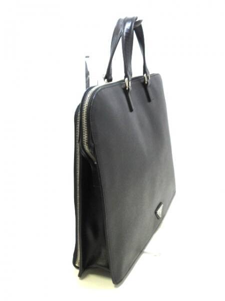プラダ PRADA ビジネスバッグ VR0023 - レザー 黒 本体ロックなし バッグ ビジネスバッグ プラダ VR0023 メンズ PRADAプラダ『ブリーフケース』VR0023 ブラック