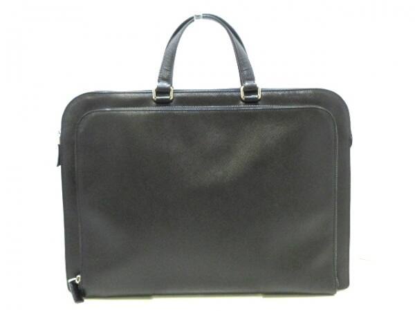 プラダ PRADA ビジネスバッグ VR0023 - レザー 黒 本体ロックなし バッグ ビジネスバッグ プラダ VR0023 メンズ PRADAプラダ『ブリーフケース』VR0023 ブラック