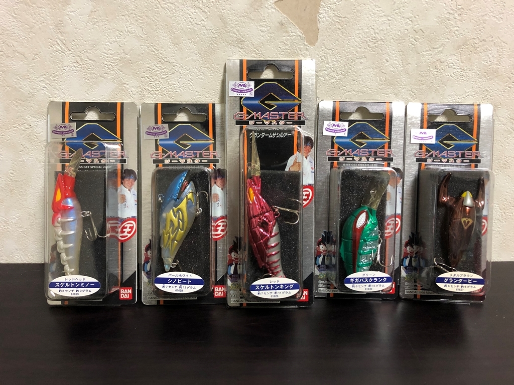 お買い得，限定SALE BANDAI バンダイ ジーマスター 5種類 5個セット スケルトンミノー シノビート スケルトンキング ギガバスクランク グランダービー(セット)｜売買されたオークション情報、yahooの商品情報をア 淡水