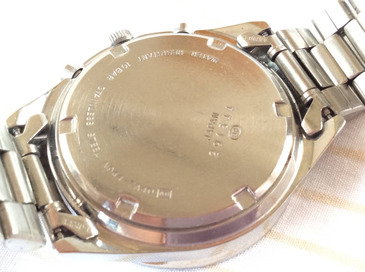 SEIKO ALBA CARIB N944-7A40 多機能アナログ クロノグラフ スピード 