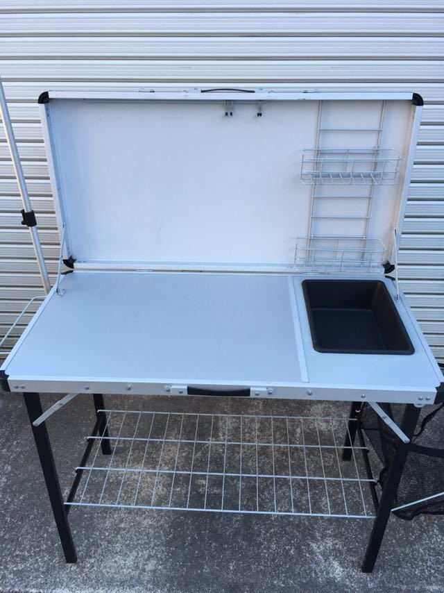 Alt キャンプ qualz キッチンテーブル 販売終了 マルチキッチン