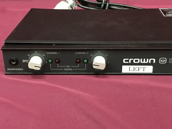 O268-mA110079 crown クラウン D-45 パワーアンプ 現状品② D-45