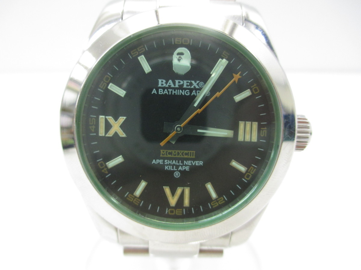 A BATHING APE TYPE 15 BAPEX サルマリーナ ミルガウス 自動巻き 