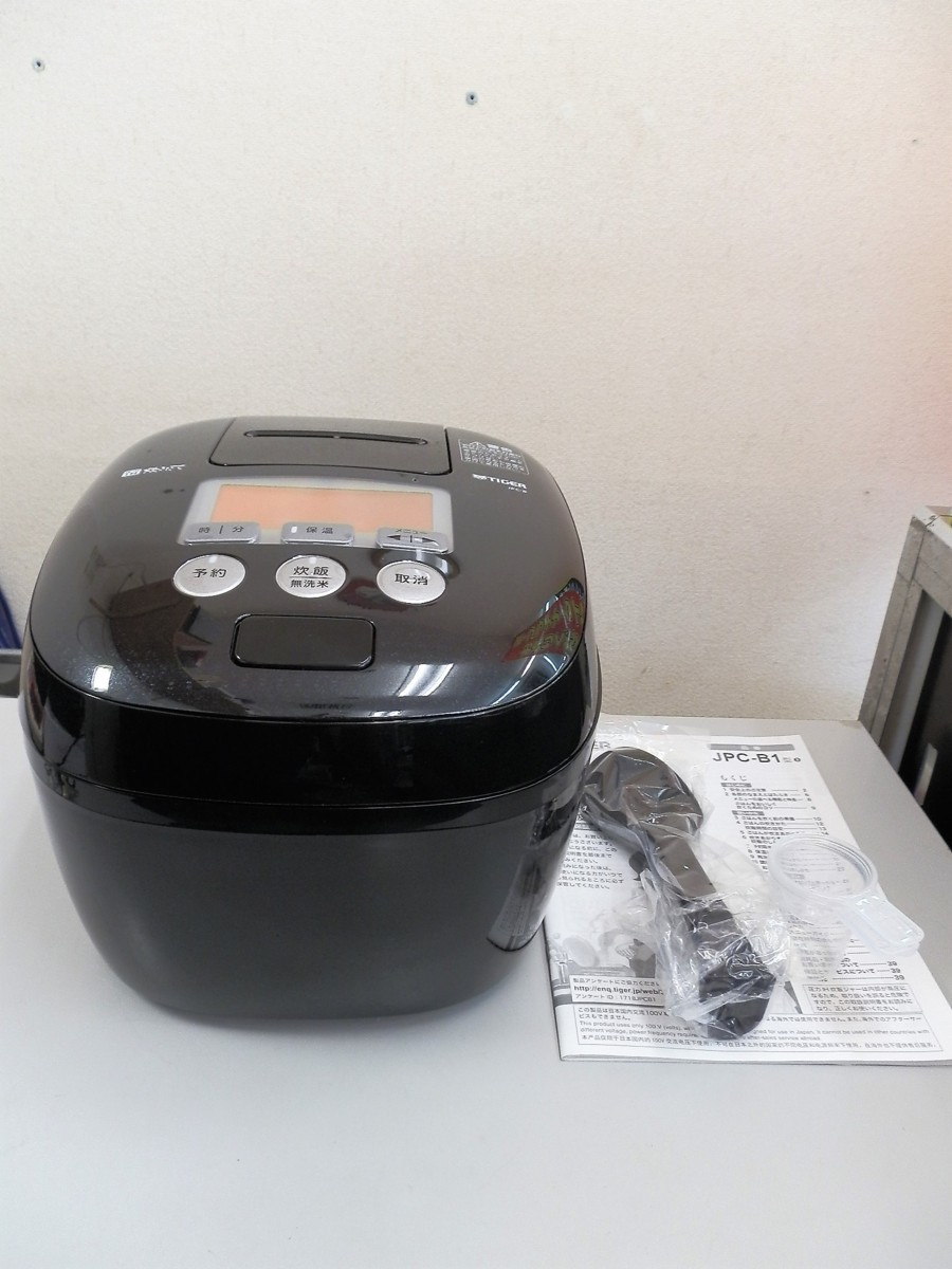 タイガー 圧力IH炊飯器 JPC-B101 ブラック シンコピルテン 