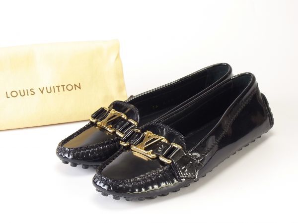 U8631【美品】伊製*ルイヴィトンLouis Vuitton*34/22cm相当*パテント