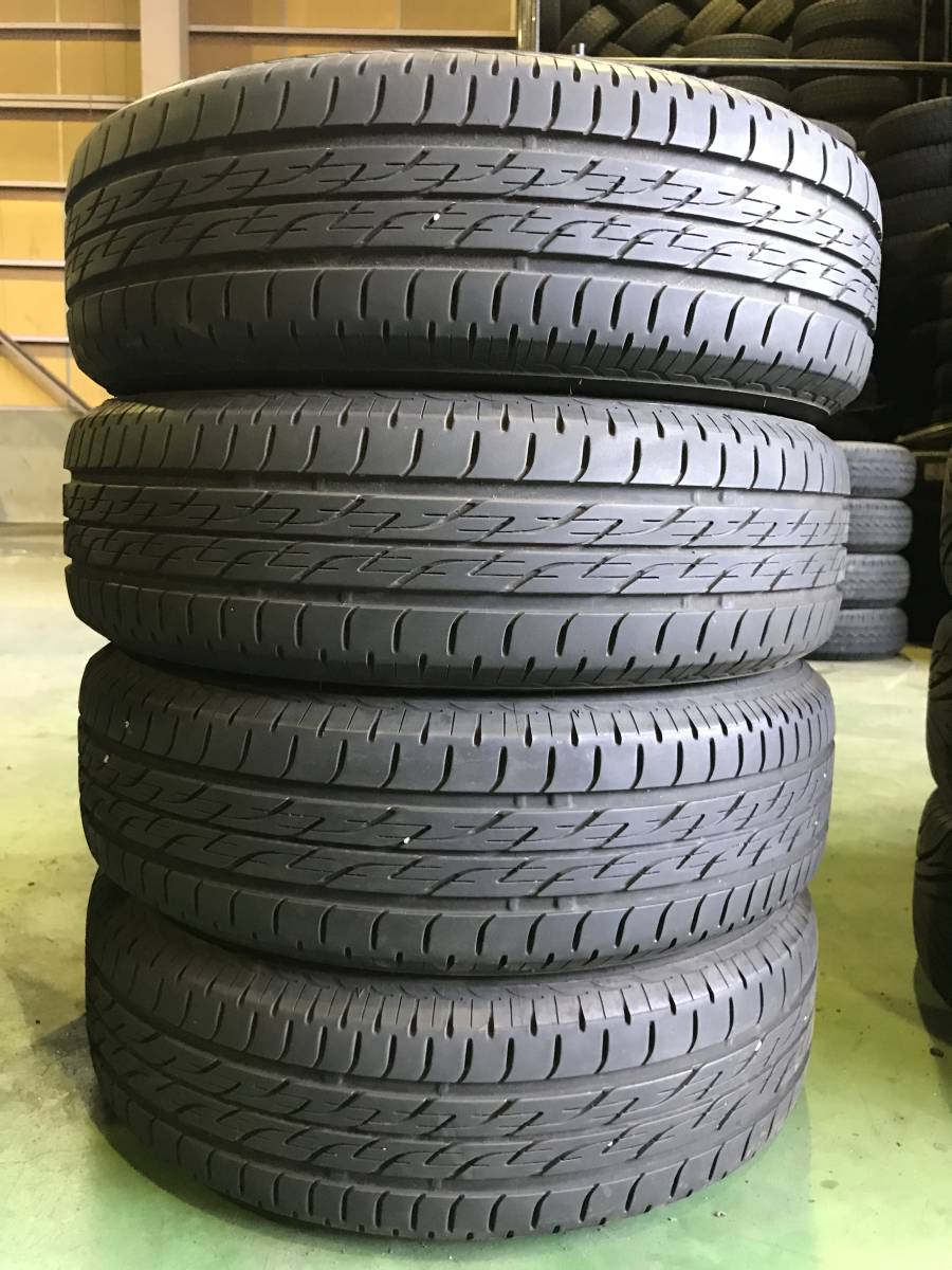 バリ山155/65R13 73S 鉄ホイール・激安!!4本セット価格3872