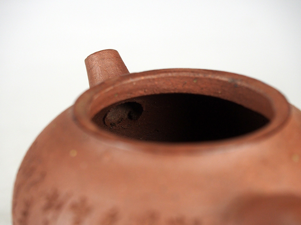 中国美術 般若心経 紫砂単孔急須 唐物煎茶道具在銘 ss2505