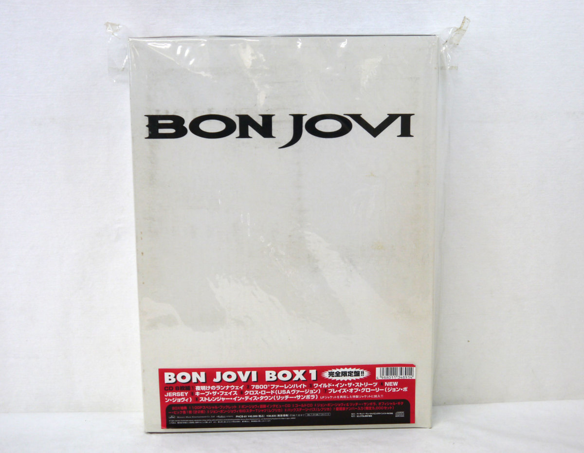☆中古品☆CD ボン・ジョヴィ BON JOVI BOX1 完全限定盤 PHCB-81