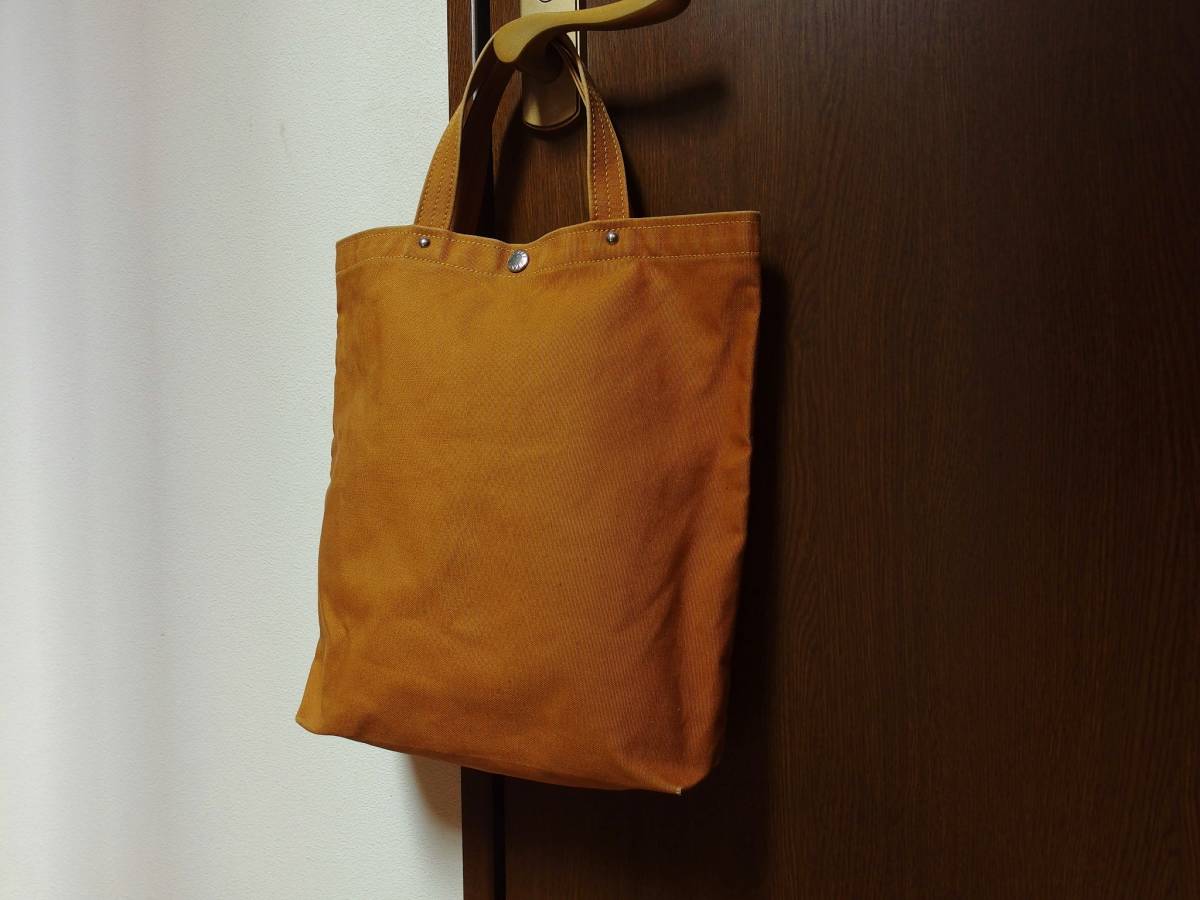 貴重廃番モデル 一澤帆布 ICHIZAWA HANPU BAG フラップ 底鋲付き