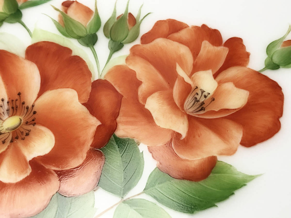 大倉陶園 陶額 プリンセスミチコ 薔薇 陶板 バラ 手描き ハンドペイント Hand Painted 陶板 額装 ローズ 額装 洋画 大倉陶園 売買されたオークション情報 Yahooの商品情報をアーカイブ公開 オークファン Aucfan Com