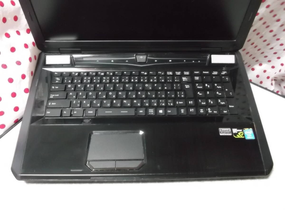 ☆ジャンク/Dospara Note GALLERIA QF770HG/部品取りに