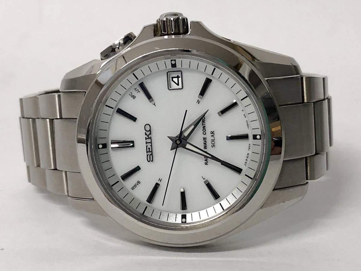 SEIKO/セイコー ブライツ チタン ソーラー電波 7B24-0AW0 腕時計 