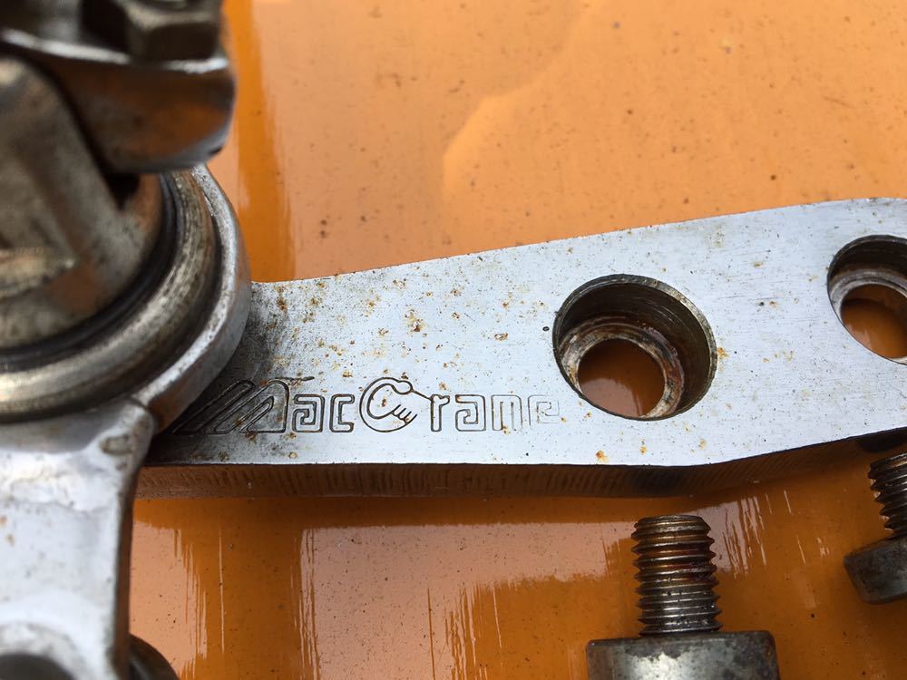 当時物 マッククレーン製バックステップ カワサキGPZ400F_3