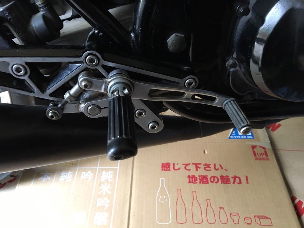 当時物 マッククレーン製バックステップ カワサキGPZ400F_5