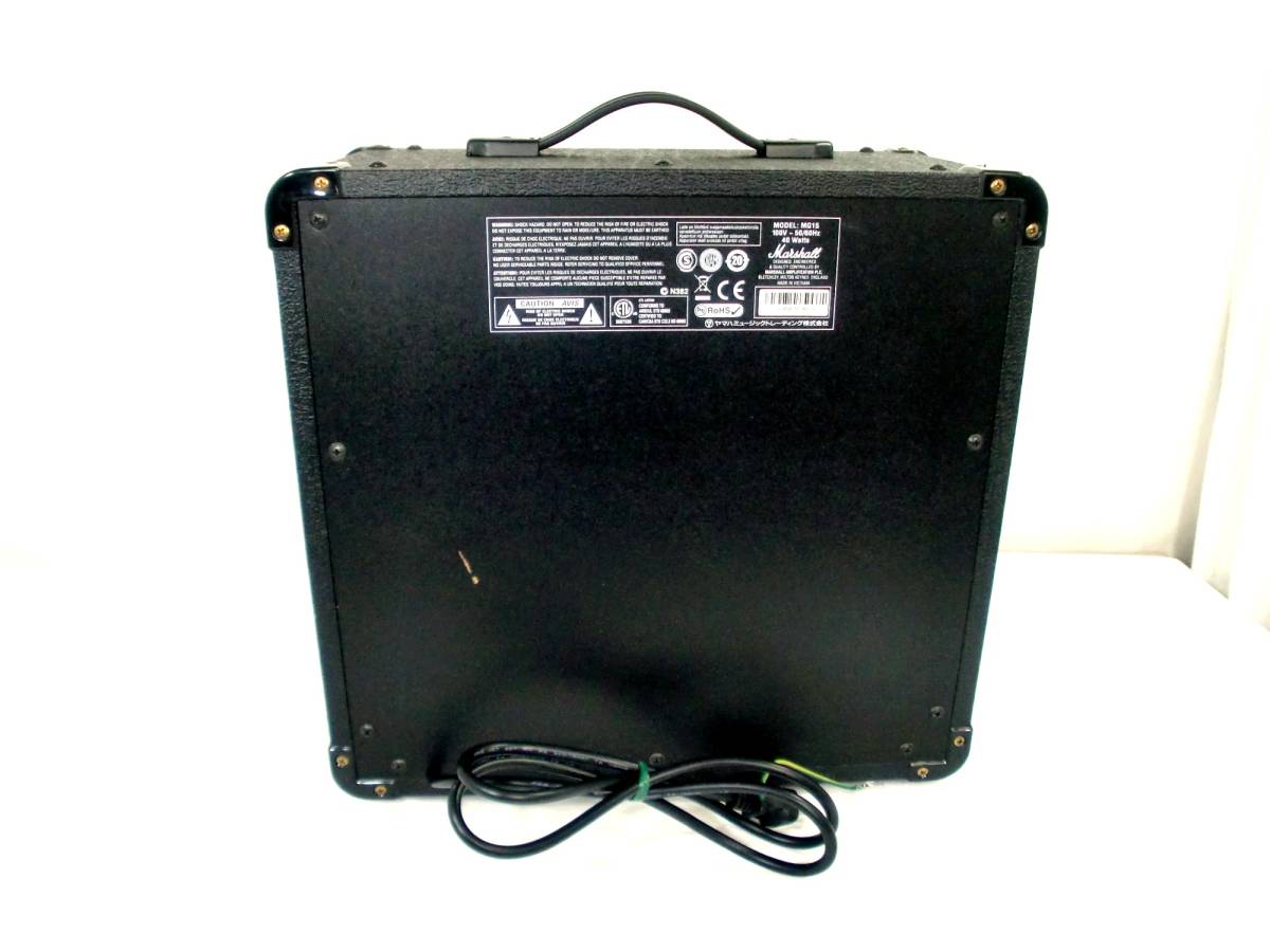 ∞ Marshall マーシャル コンパクトアンプ MG15 ギターアンプ 2010年製 MG-Goldシリーズ 簡易動作OK