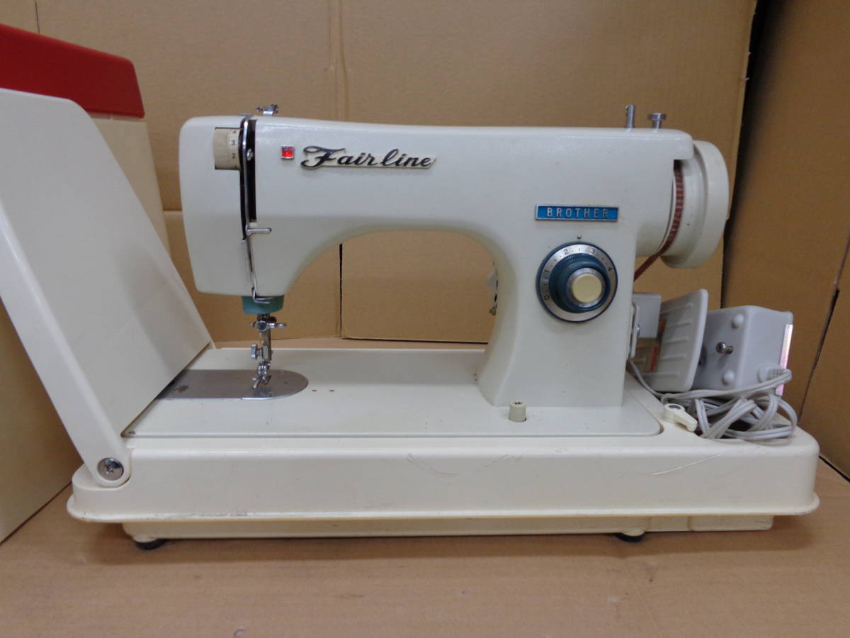 BROTHER ブラザー アンティークミシン Fair line HL2-B256(ブラザー)｜売買されたオークション情報、yahooの商品 ...