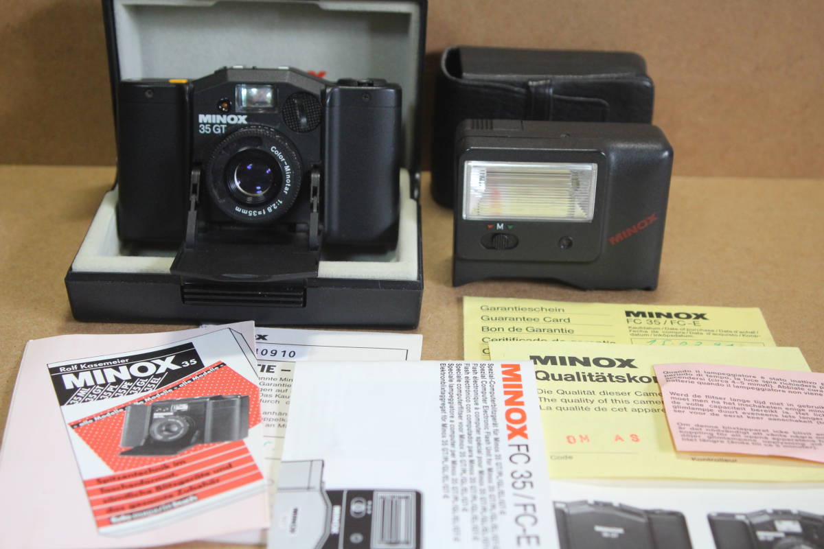 MINOX GT-E ケース・元箱付き 0 MINOX Color-Minotar 化粧箱、純正