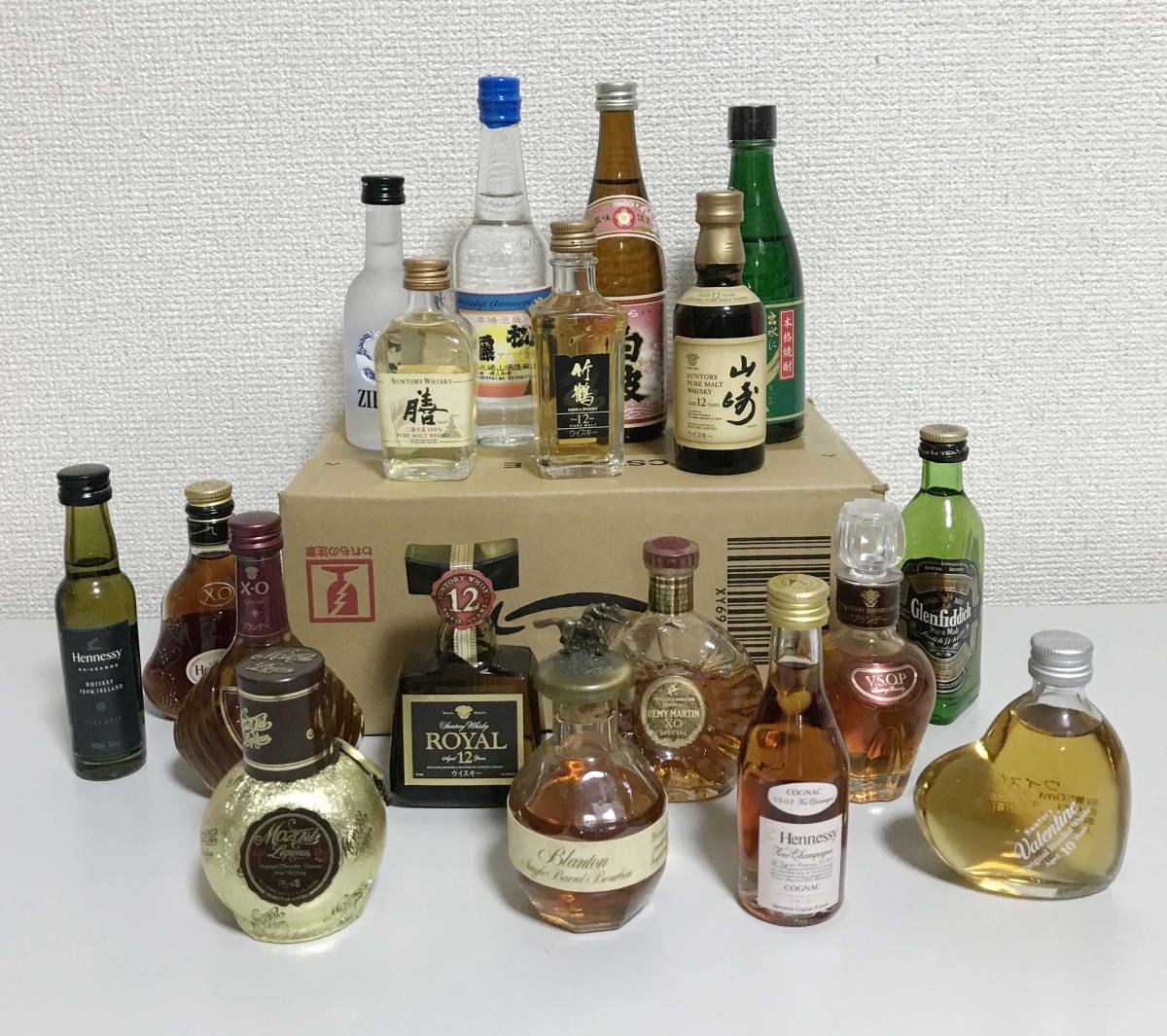 古酒 未開栓 ☆ まとめて 18本 ミニチュアボトル ヘネシー 