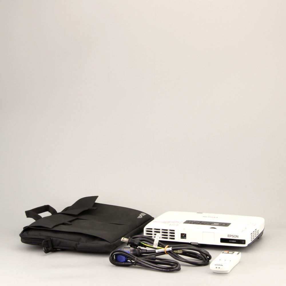 1円開始★外観良好★リモコン付★ EPSON EB-1776W ランプ使用時間(節電モード オフ:0H オン:0H)