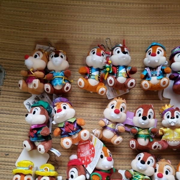 チップとデール ぬいぐるみバッジ ぬいば 18セット チップとデール