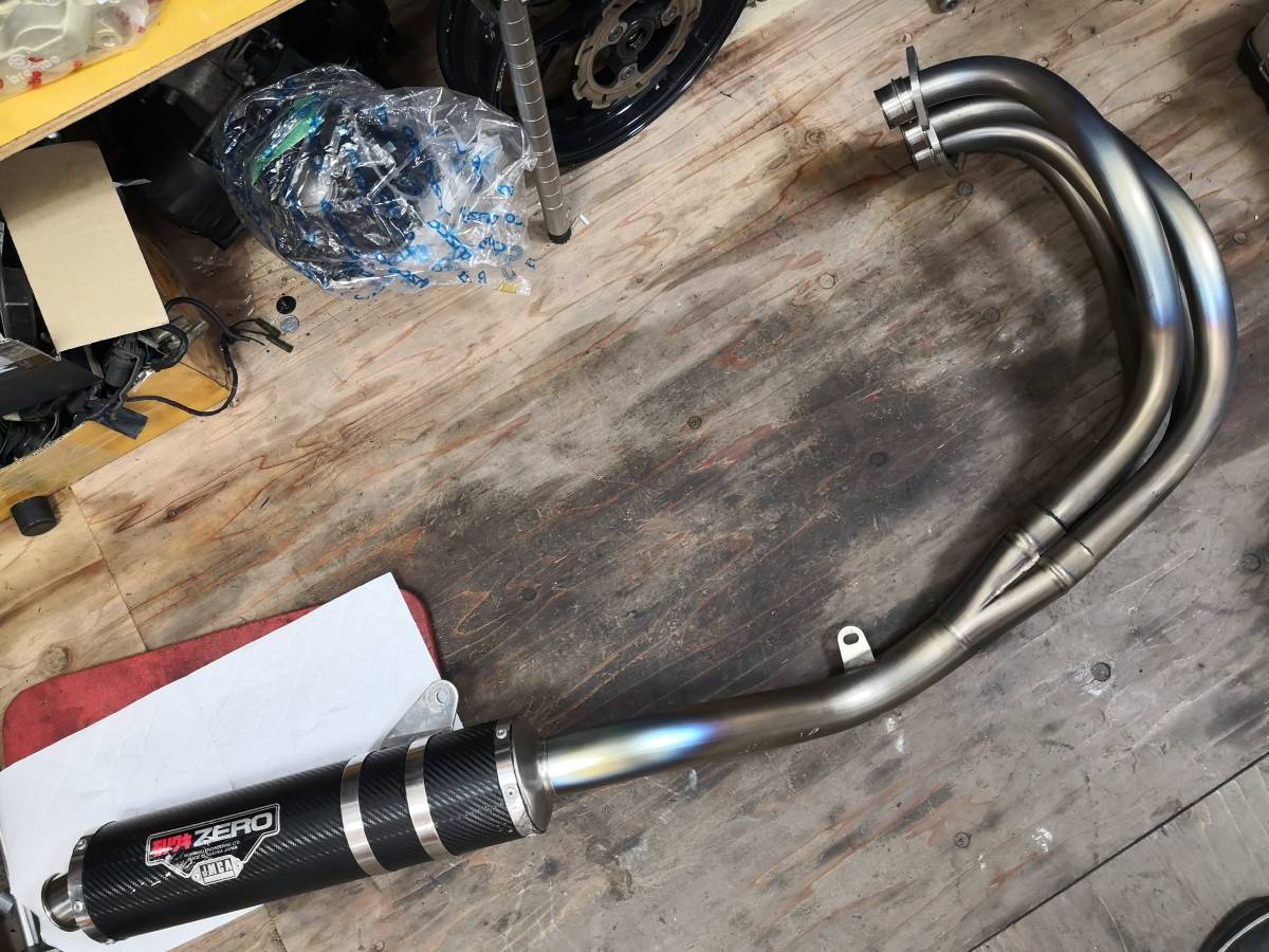 XJR400 モリワキ ZERO マフラー 中古 XJR400/R モリワキMORIWAKI手曲げ ZEROチタンマフラー中古品 【公式通販】