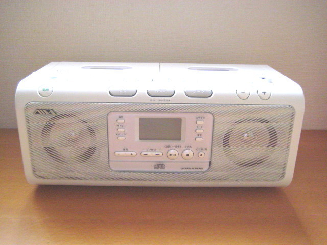 オーディオ機器 D-1 AIWA アイワ ソニー CSD-W330 CDラジカセ ダブル
