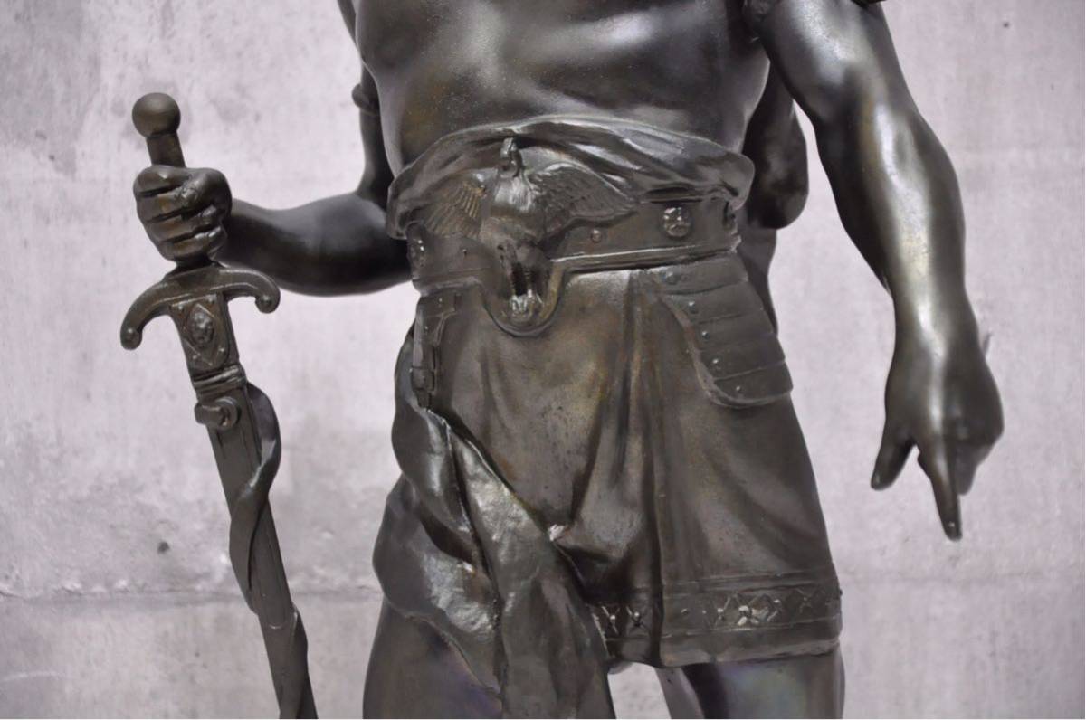 Os J6z フランス人彫刻家 E Picault エミール ピカルト ブロンズ像 ウェルキンゲトリクス像 銅像 検 フランスの英雄 仏の英雄 オブジェ 売買されたオークション情報 Yahooの商品情報をアーカイブ公開 オークファン Aucfan Com