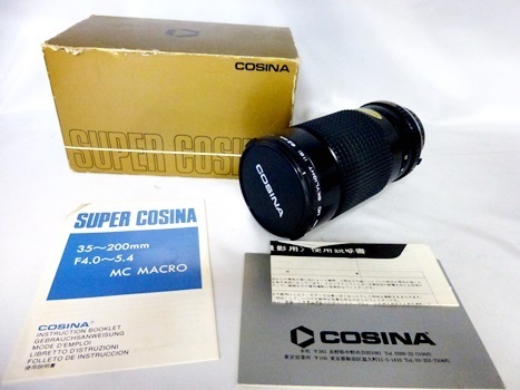 Objectif Lens Cosina 28-70mm F3.5-4.8 MC Macro